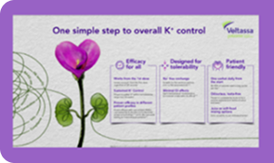 Veltassa® - One simple step to overall K+ control ​